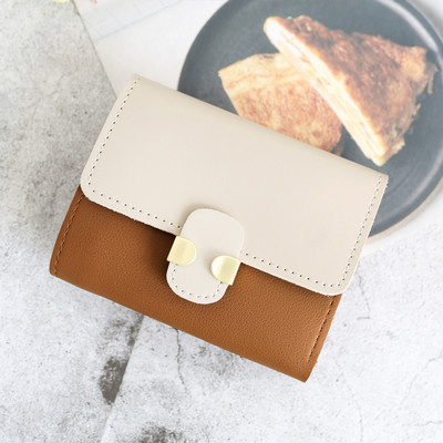 Γυναικείο πορτοφόλι σε τρία χρώματα από οικολογικό δέρμα