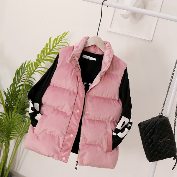 Γυναικείο γιλέκο με μαλακό κάλυμμα σε τέσσερα χρώματα