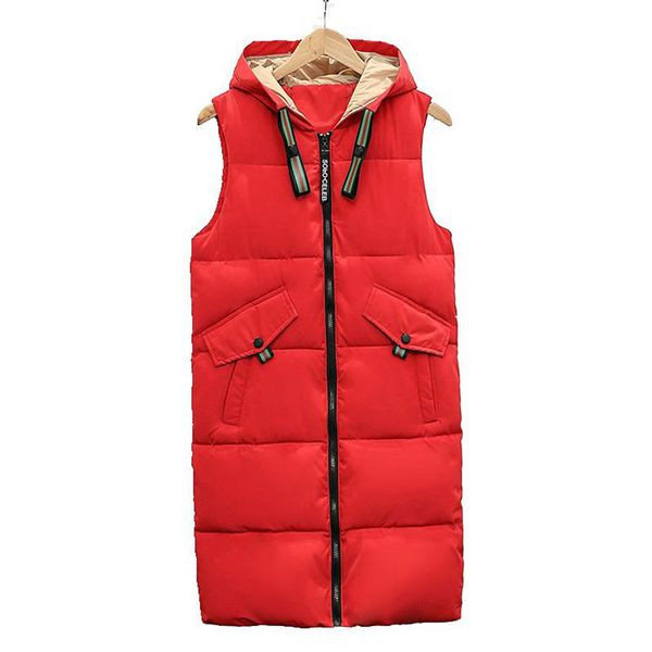 Γυναικείο μακρύ μπουφάν με κουκούλα σε τέσσερα χρώματα