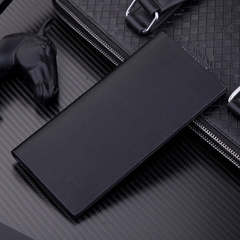 Κομψό ανδρικό πορτοφόλι σε μαύρο και καφέ χρώμα