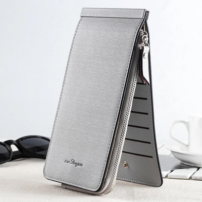 Κομψό λεπτό ανδρικό πορτοφόλι σε διάφορα χρώματα