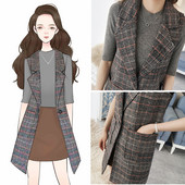 Κομψό γυναικείο γιλέκο σε πολλά μοντέλα