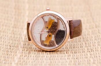 Часовник Prance Aqua в Кафяво с Естествена кожа