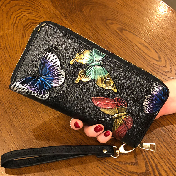 Portofel modern de dama in negru