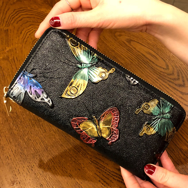 Portofel modern de dama in negru