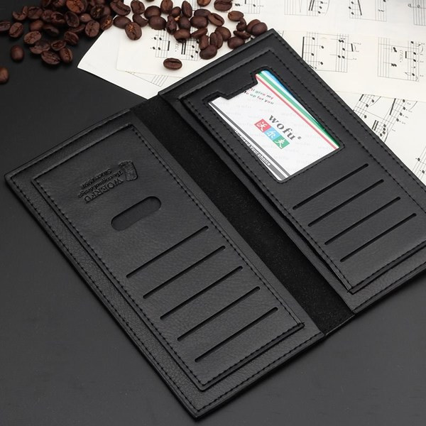 Portofel barbatesc modern din piele ecologica - doua modele