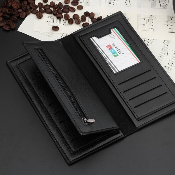 Portofel barbatesc modern din piele ecologica - doua modele