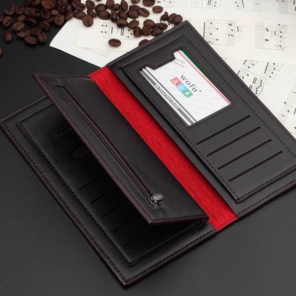 Portofel barbatesc modern din piele ecologica - doua modele