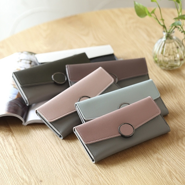 Portofel larg de dama in mai multe culori