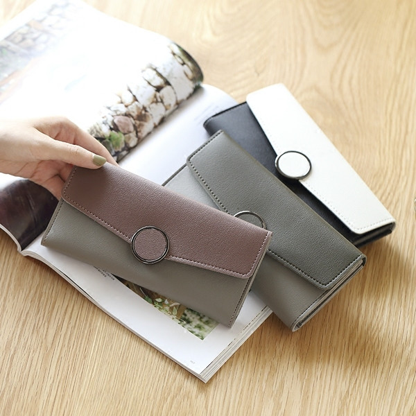 Portofel larg de dama in mai multe culori