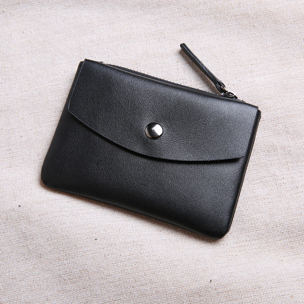 Casual ανδρικό πορτοφόλι  σε μαύρο χρώμα