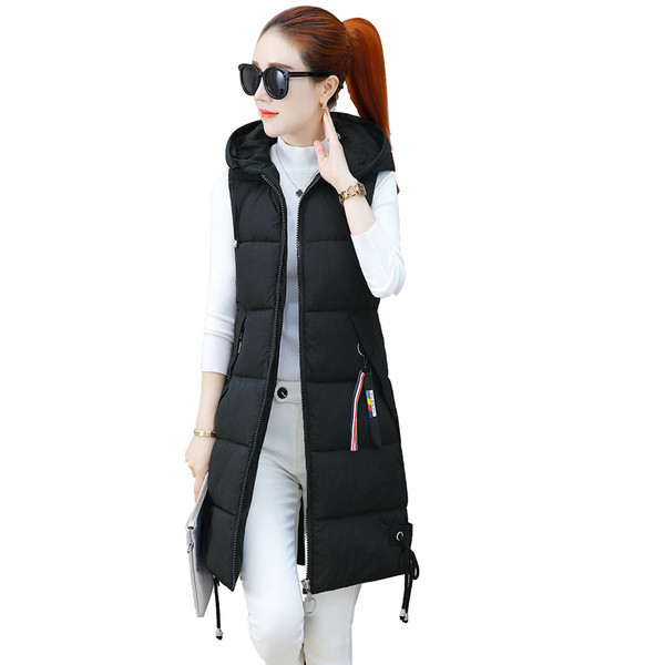 Κομψό  γυναικείο γιλέκο με κουκούλα  σε διάφορα χρώματα