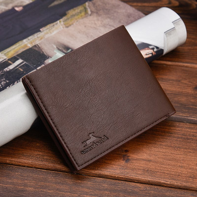 Μοντέρνο δερμάτινο ανδρικό πορτοφόλι σε τρία χρώματα