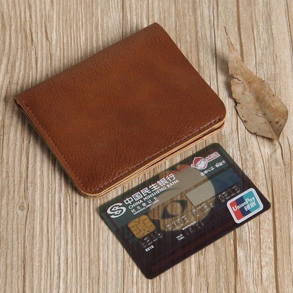 Portofel retro barbatesc din piele ecologica in trei culori