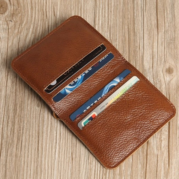 Portofel retro barbatesc din piele ecologica in trei culori