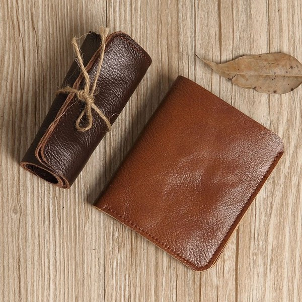 Portofel retro barbatesc din piele ecologica in trei culori