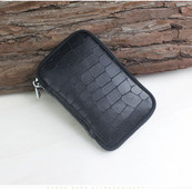 Μοντέρνο ανδρικό πορτοφόλι με φερμουάρ σε διάφορα χρώματα