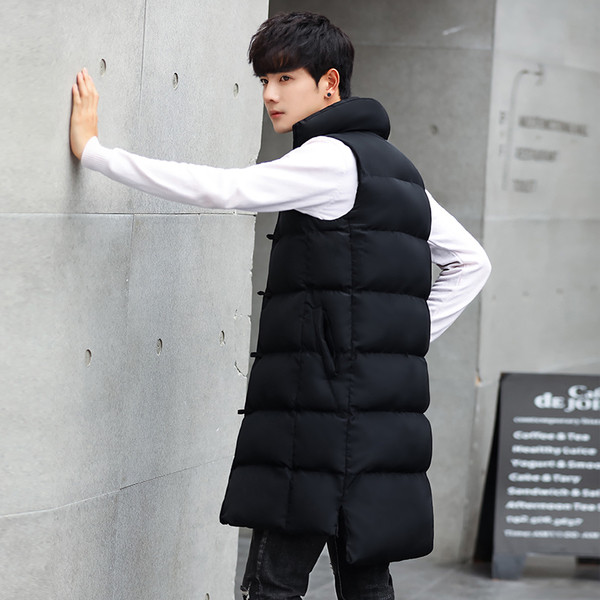 Κομψό μακρύ γιλέκο με κουκούλα σε δύο χρώματα