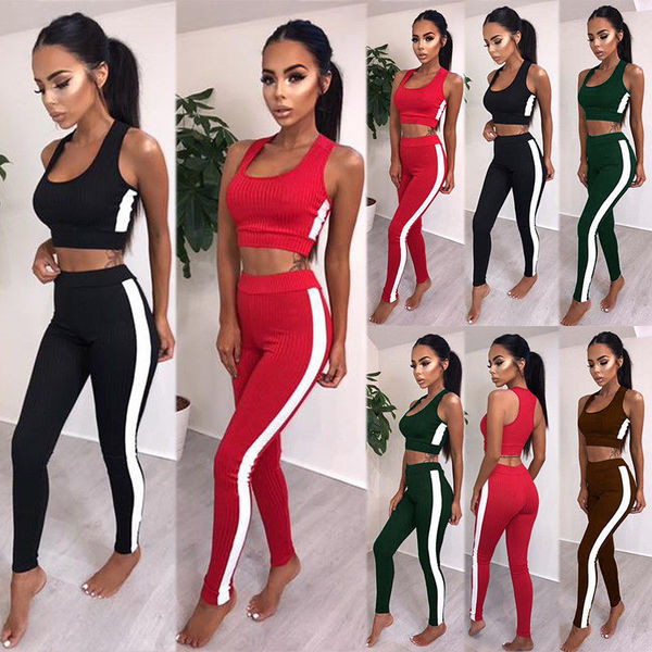 Αθλητική γυναικεία φόρμα - μικρό αμάνικο και κολάν