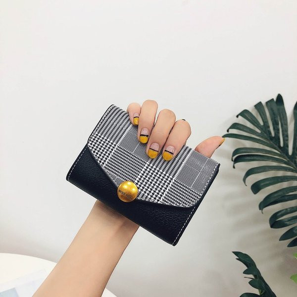 Portofel de dama modern de culoare inchisa