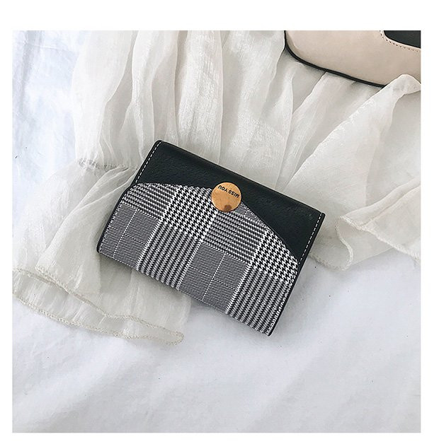 Portofel de dama modern de culoare inchisa