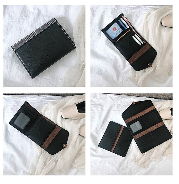 Portofel de dama modern de culoare inchisa