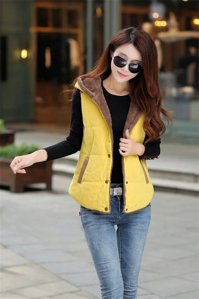 Κομψό γυναικείο γιλέκο  με απαλό κάλυμμα σε διάφορα χρώματα