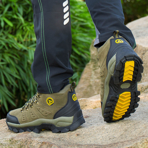 Παπούτσια πεζοπορίας για άνδρες με σκληρή σόλα σε τρία χρώματα
