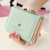 Καθημερινό γυναικείο πορτοφόλι με μεταλλική διακόσμηση σε διάφορα χρώματα