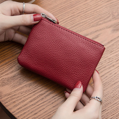 Portofel mini de dama din piele in mai multe culori