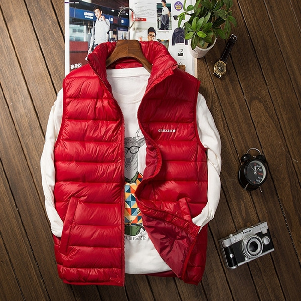 Ανδρικό γιλέκο με O-κολάρο σε διάφορα χρώματα και σε δύο μοντέλα