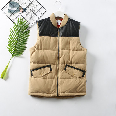 Αθλητικό καθημερινό γιλέκο σε διάφορα χρώματα με μοτίβα οικολογικού δέρμα