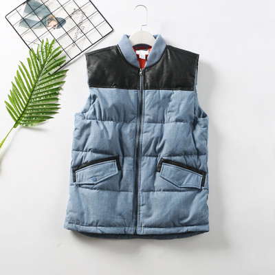 Αθλητικό καθημερινό γιλέκο σε διάφορα χρώματα με μοτίβα οικολογικού δέρμα