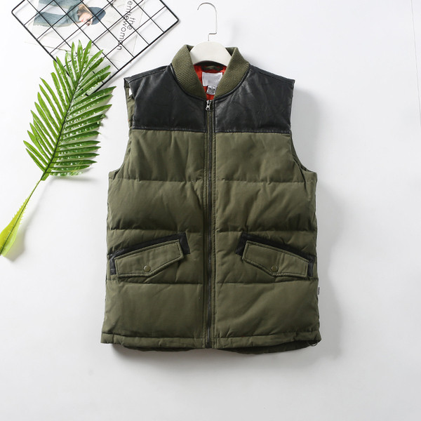 Αθλητικό καθημερινό γιλέκο σε διάφορα χρώματα με μοτίβα οικολογικού δέρμα