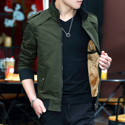 Κομψό ανδρικό μπουφάν με απαλή επένδυση σε διάφορα χρώματα