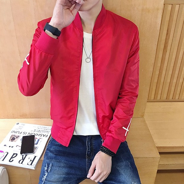 Ανδρικό φθινοπωρινό μποφάν σε πέντε χρώματα  με φερμουάρ