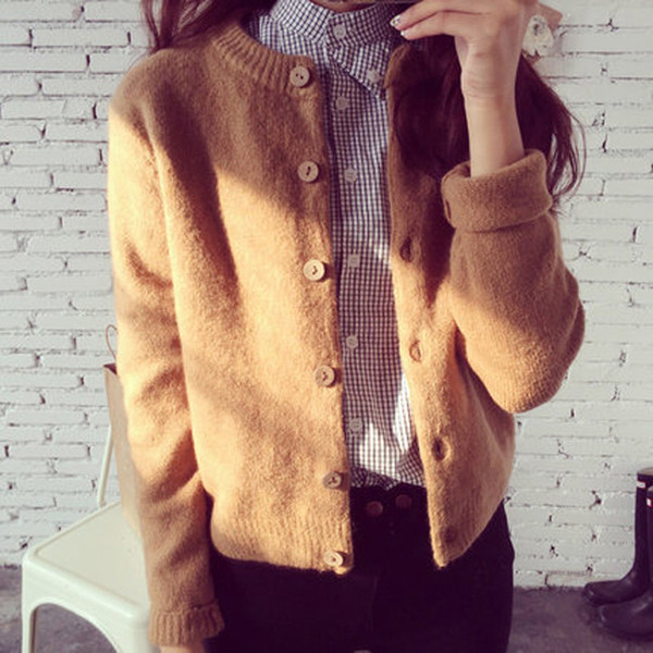 Γυναικεία ζεστή ζακέτα καθημερινή 