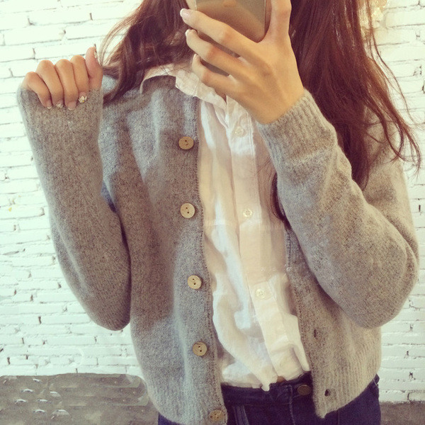 Γυναικεία ζεστή ζακέτα καθημερινή 