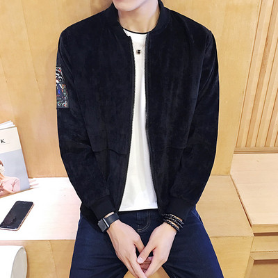 Jachetă pentru bărbați potrivită pentru utilizarea de zi cu zi în gri și negru