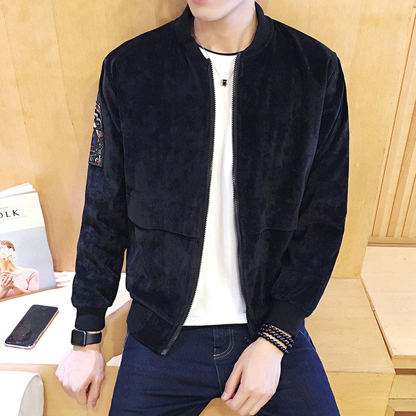 Jachetă pentru bărbați potrivită pentru utilizarea de zi cu zi în gri și negru