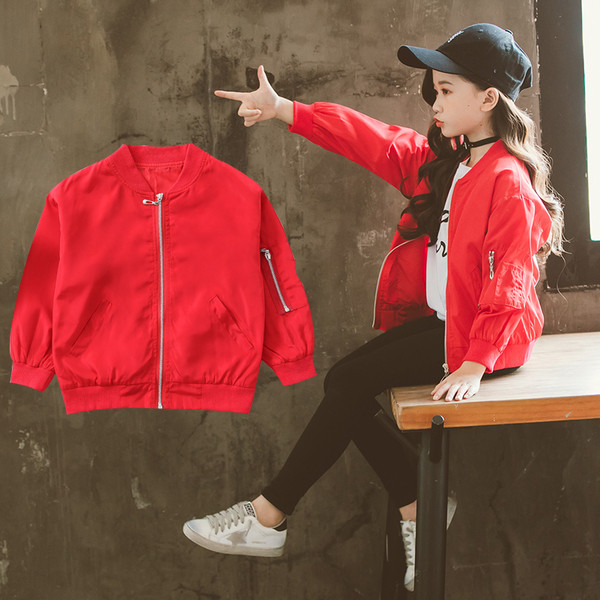 Geaca de zi cu zi pentru copii pentru fete cu aplicatie colorata in mai multe culori