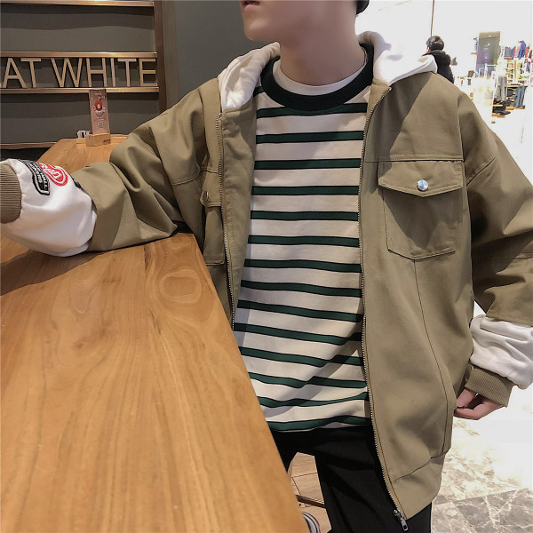 Geaca de toamna pentru barbati cu gluga