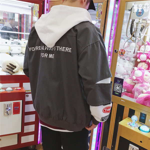 Geaca de toamna pentru barbati cu gluga