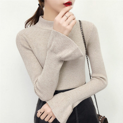 Stylish women`s sweater in several colors with wide sleeves