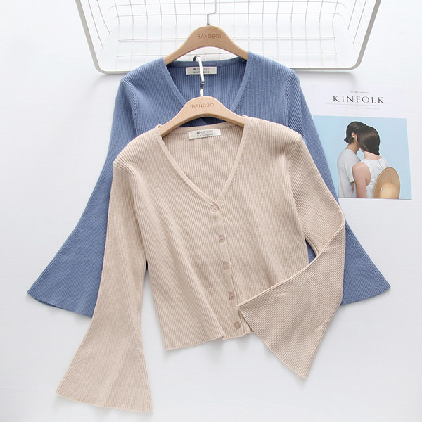 Γυναικεία ζακέτα με περικομμένο μανίκι - διάφορα χρώματα