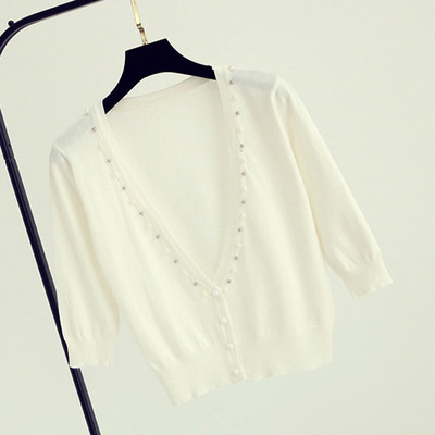 Γυναικεία ζακέτα σε δύο χρώματα