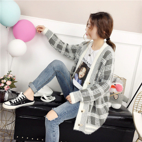 Γυναικεία μακρύ ζακέτα  σε τέσσερα χρώματα