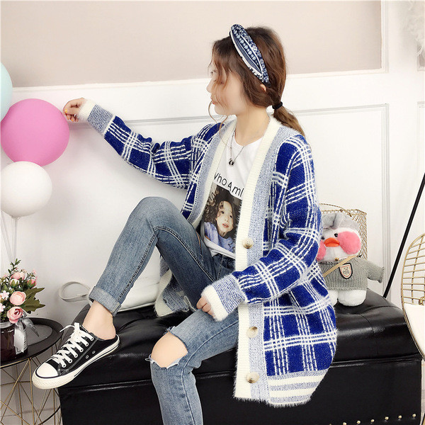 Γυναικεία μακρύ ζακέτα  σε τέσσερα χρώματα