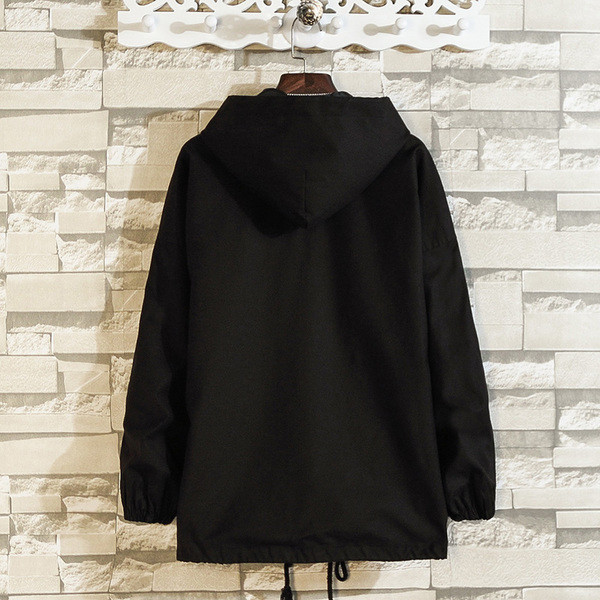 Ежедневно мъжко яке с качулка в два цвята