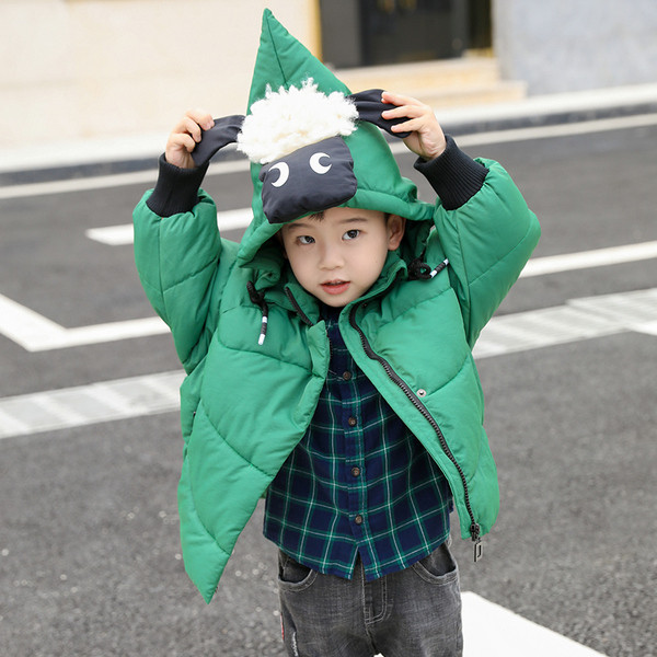 Geaca moderna pentru copii cu decor 3D in mai multe culori